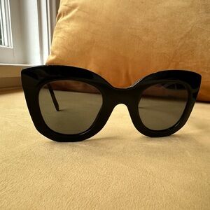 CELINE Chunky Round Acetate Sunglasses CL4005FN